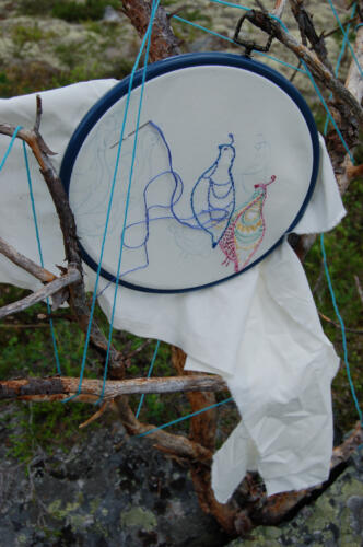 Textile Forest Installation 2b  
